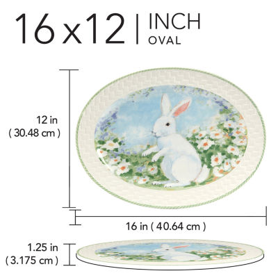 Certified International Easter Morning Serving Platter