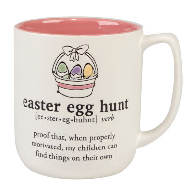 Certified International Easter Words 4-pc. Coffee Mug