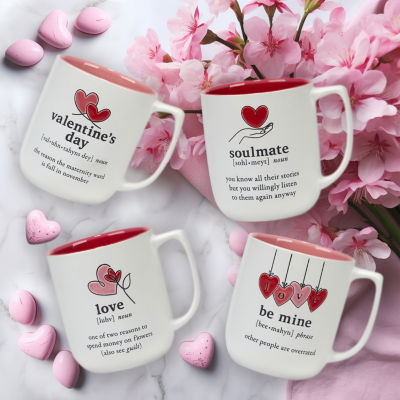 Certified International Valentine's Day 4-pc. Coffee Mug