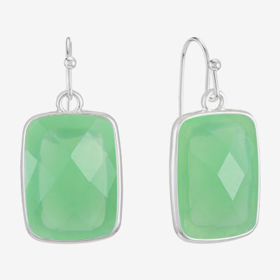 Liz Claiborne Rectangular Drop Earrings