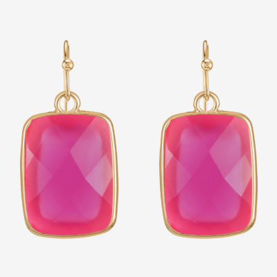 Liz Claiborne Rectangular Drop Earrings