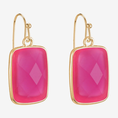 Liz Claiborne Rectangular Drop Earrings