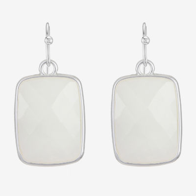 Liz Claiborne Rectangular Drop Earrings