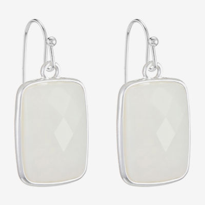 Liz Claiborne Rectangular Drop Earrings