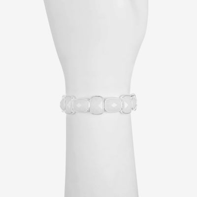 Liz Claiborne Womens Rectangular Stretch Bracelet