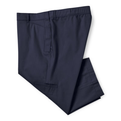 St. John's Bay Womens Plus Adaptive Seated Wear Straight Mid Rise Capri Pant