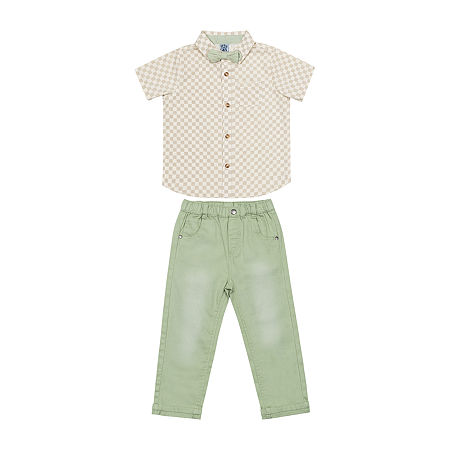 Little Lad Toddler Boys 2-pc. Pant Set, 4t, Green