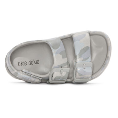 Okie Dokie Camo Toddler Boys Slide Sandals