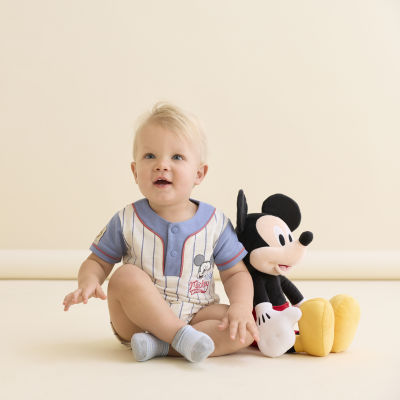 Disney Baby Boys Mickey Mouse Short Sleeve 2-pc. Romper