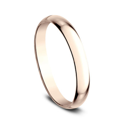 Womens 2.5mm 14K Rose Gold Wedding Band