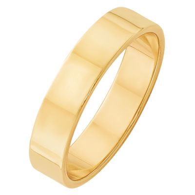 Personalized 5MM 14K Gold Wedding Band