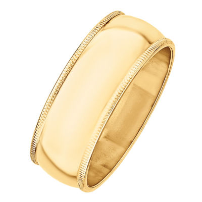 8MM 14K Gold Wedding Band