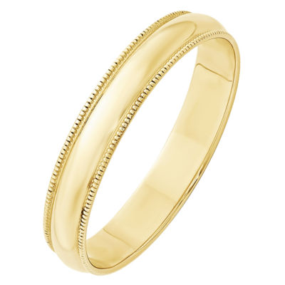 4MM 10K Gold Wedding Band