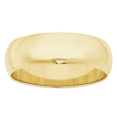 7MM 10K Gold Wedding Band