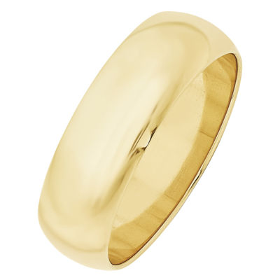 7MM 10K Gold Wedding Band