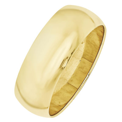 8MM 10K Gold Wedding Band