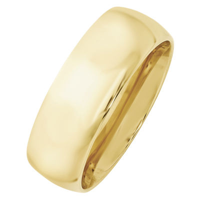 8MM 10K Gold Wedding Band