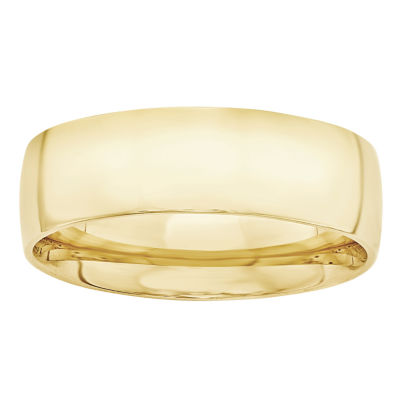 7MM 10K Gold Wedding Band