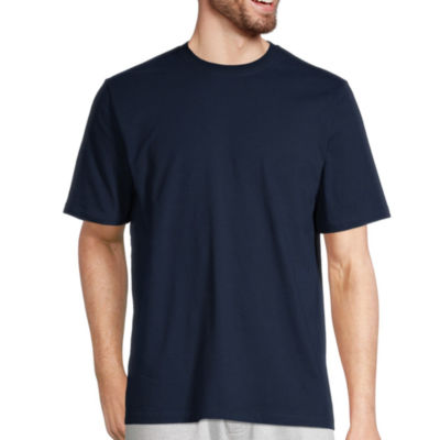Stafford Super Soft Mens Crew Neck Short Sleeve Pajama Top