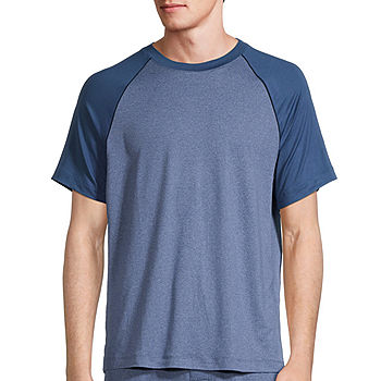 Stafford Dry + Cool Mens 4 Pack Short Sleeve Crew Neck Moisture Wicking  T-Shirt