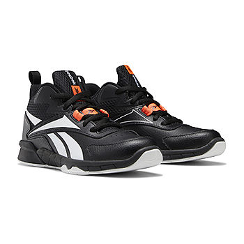 Reebok More Little & Big Boys Basketball Shoes, Color: Black White - JCPenney