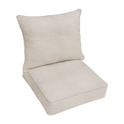 Mozaic Company Sunbrella Cast Silver Deep Seating Pillow and Cushion Set One Size Gray 198$