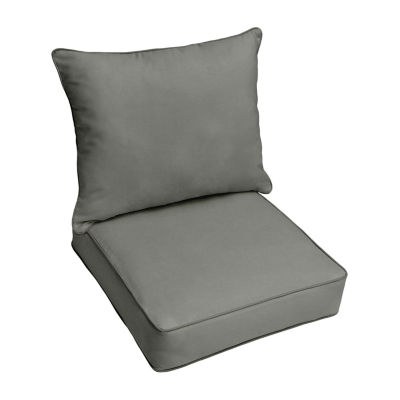 Mozaic Company Sunbrella Deep Seating Pillow and Cushion Set One Size Gray 189$