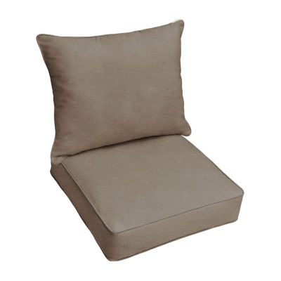 Mozaic Company Sunbrella Deep Seating Pillow and Cushion Set One Size Brown 189$