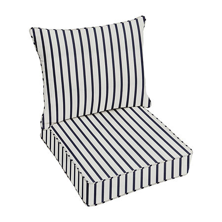 Mozaic Company Deep Seating Pillow And Set Patio Chair Cushion - Lido Indigo, One Size, Multiple Colors