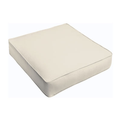 Mozaic Company 225X225X 5 Deep Seating Patio Chair Cushion One Size White 76$
