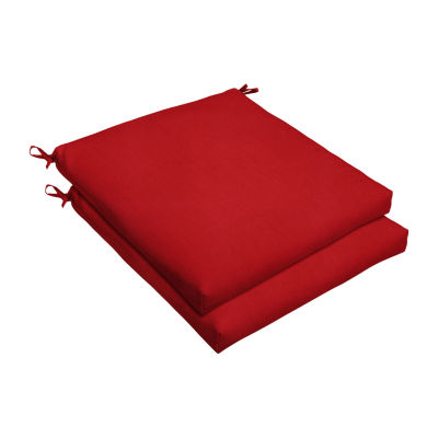 Mozaic Company Sunbrella Bristol Seat Cushion Set of 2 One Size Red 98$