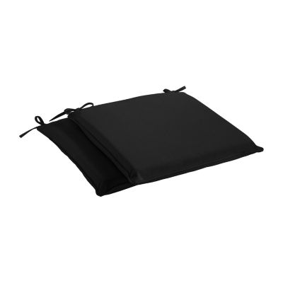 Mozaic Company Sunbrella Chair Pad Corded Set of 2 One Size Black 90$