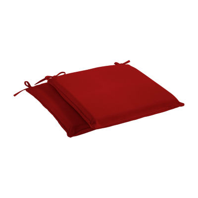 Mozaic Company Sunbrella Chair Pad Corded Set of 2 One Size Red 98$