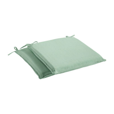 Mozaic Company Sunbrella Chair Pad Corded Set of 2 One Size Green 90$