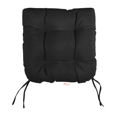 Mozaic Company Sunbrella Tufted U-Shaped Solid Seat Cushion One Size Black 52$