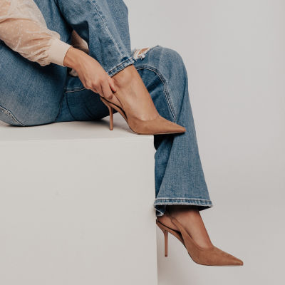 Journee Collection Elenney Womens Pointed Closed Toe Stiletto Heel Pumps