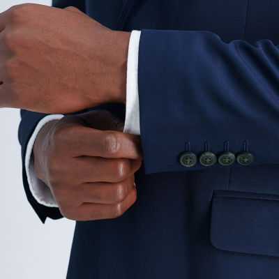 Haggar The Active Series Tailored Mens Stretch Fabric Modern Fit Sport Coat