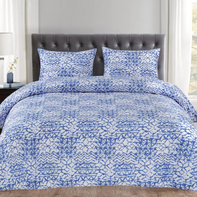 Sweet Home Collection Mckenzie Geo Reversible 3-pc. Geometric Reversible Duvet Cover Set