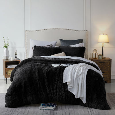Sweet Home Collection Shag 3-pc. Reversible Duvet Cover Set