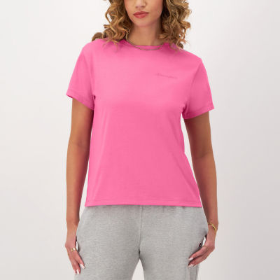 Champion Womens Crew Neck Short Sleeve T-Shirt