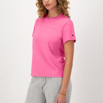 Champion Womens Crew Neck Short Sleeve T-Shirt