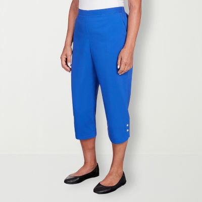 Alfred Dunner Tradewinds Mid Rise Capri Pants