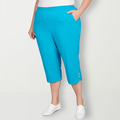 Alfred Dunner Tradewinds Mid Rise Plus Capris