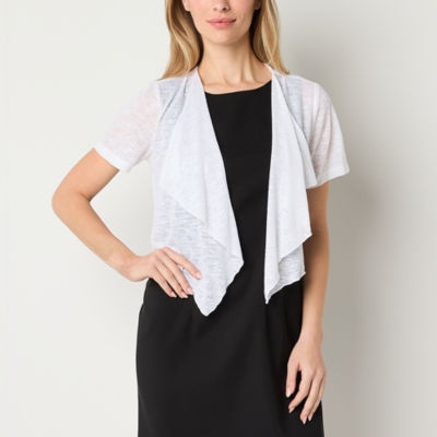 Perceptions Womens Short Sleeve Shrug JCPenney
