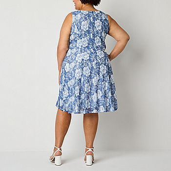 Perceptions Plus Size Dresses for Women - JCPenney