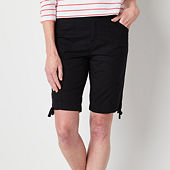 Jcpenney womens best sale cargo shorts