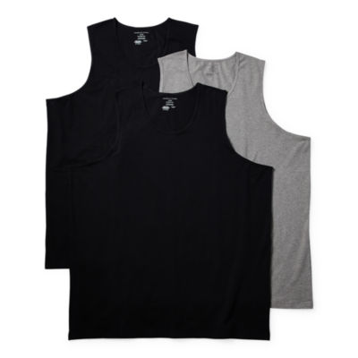 Shaquille O'Neal XLG Mens Big and Tall 3 Pack Tank