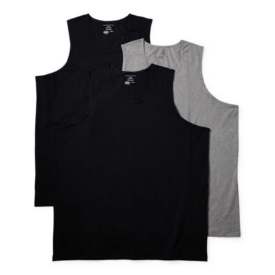 Shaquille O'Neal XLG Heiq Mens Big and Tall 3 Pack Tank