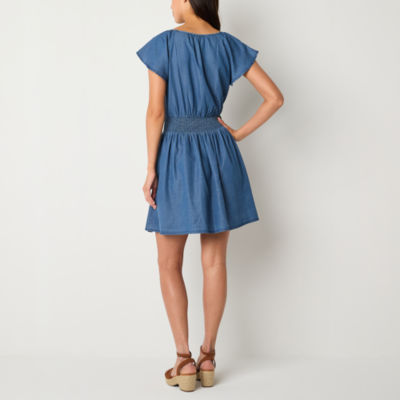 Frye and Co. Short Sleeve A-Line Dress