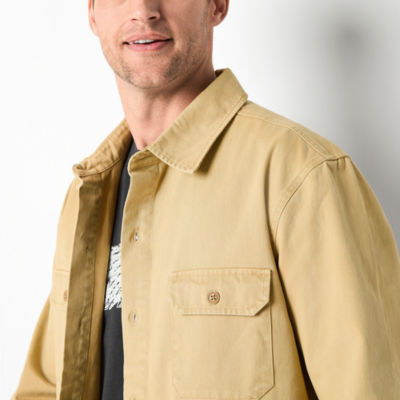 Men's Voyager Fleece-Lined Shirt Jacket  Shirt jacket, Shirt jacket men,  Jackets